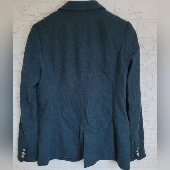 Dark Teal Blazer - Wool Blend - Picture 5 of 5